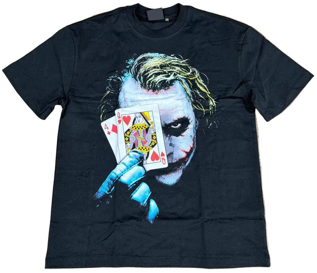 Black Poker Face Tee