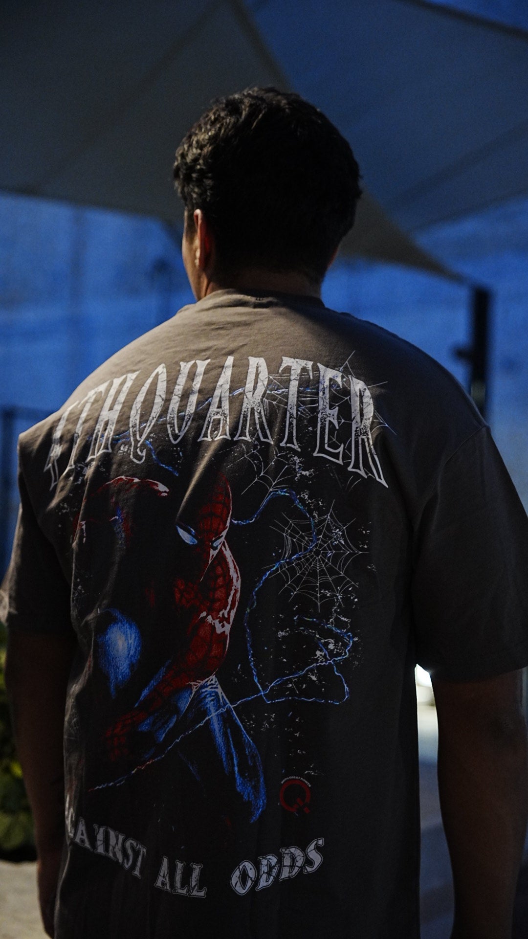 Gray Web Shooter Tee