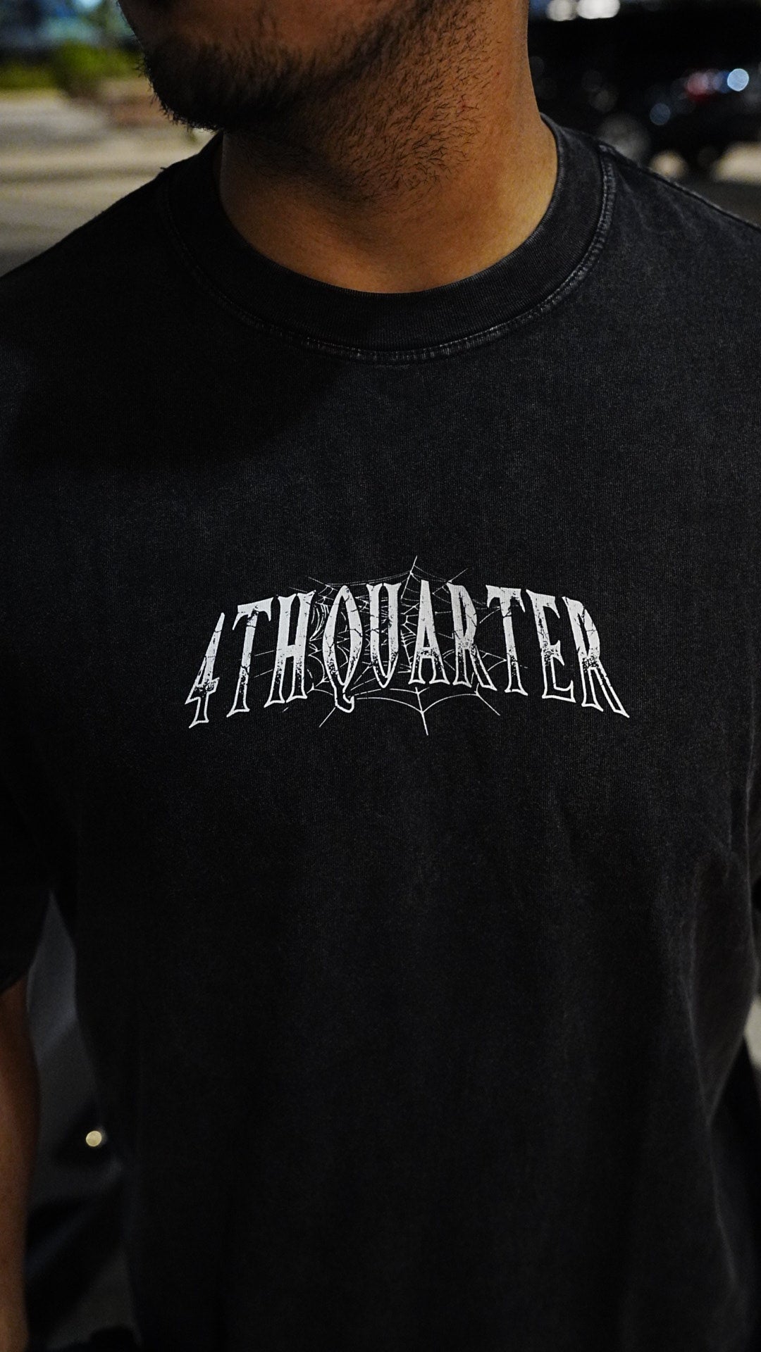 Web Shooter Oversized Black Tee